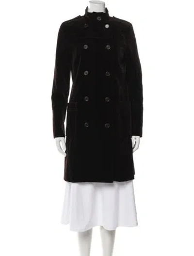 Pre-owned Theory Coat In Brown