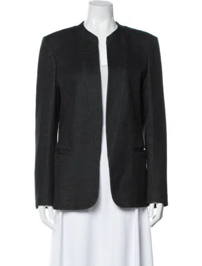 Pre-owned Theory Coat In Gray