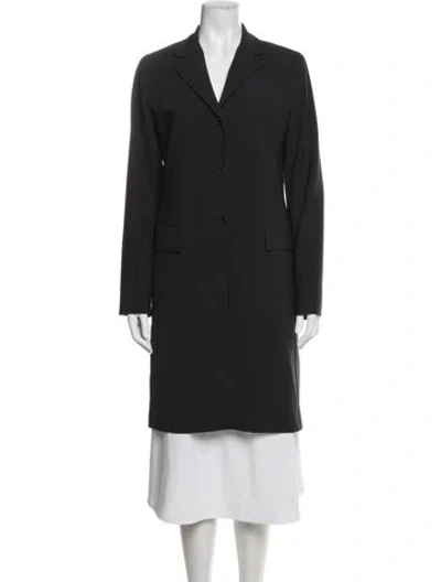 Pre-owned Theory Coat In Gray
