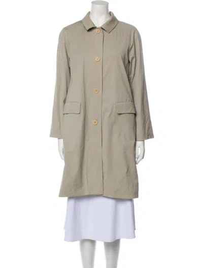 Pre-owned Theory Coat In Neutral