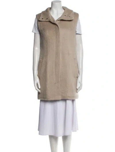 Pre-owned Theory Coat In Neutral