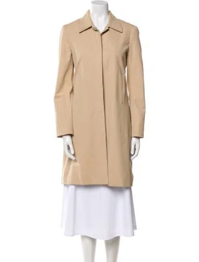 Pre-owned Theory Coat In Neutral