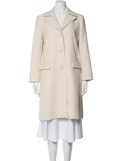 Pre-owned Theory Coat In Neutral