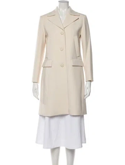 Pre-owned Theory Coat In Neutral