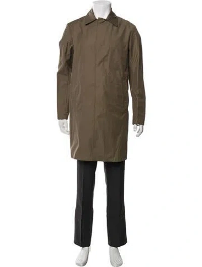 Pre-owned Theory Coat In Neutrals