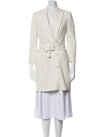 Pre-owned Theory Coat In Neutrals