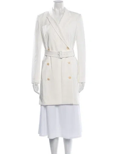 Pre-owned Theory Coat In Neutrals