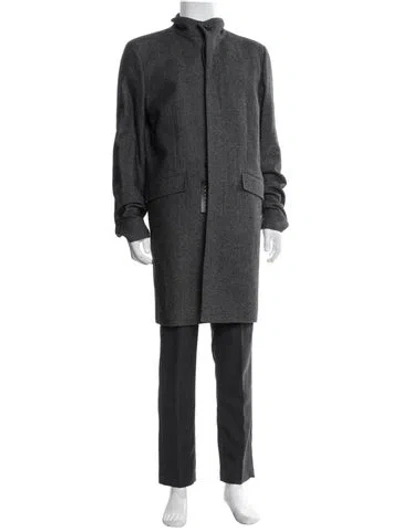 Pre-owned Theory Coat W/ Tags In Blue