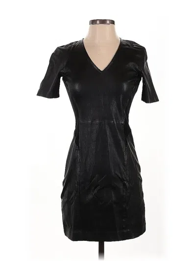 Pre-owned Theory Cocktail Dress In Black