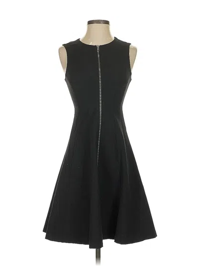 Pre-owned Theory Cocktail Dress In Black