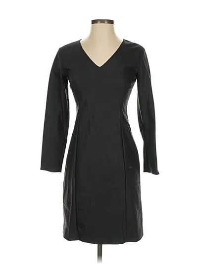 Pre-owned Theory Cocktail Dress In Black