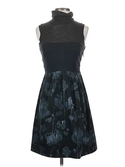 Pre-owned Theory Cocktail Dress In Black