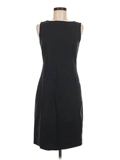 Pre-owned Theory Cocktail Dress In Black