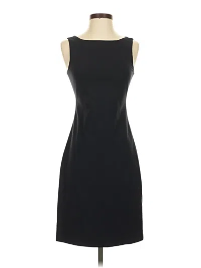 Pre-owned Theory Cocktail Dress In Black