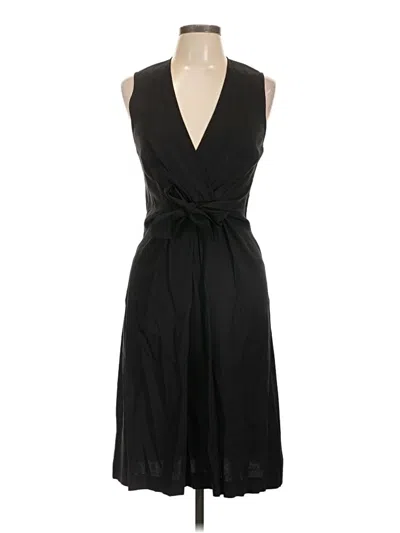 Pre-owned Theory Cocktail Dress In Black