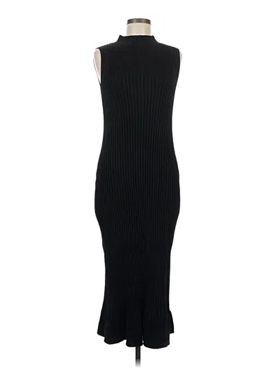 Pre-owned Theory Cocktail Dress In Black
