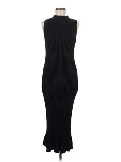 Pre-owned Theory Cocktail Dress In Black