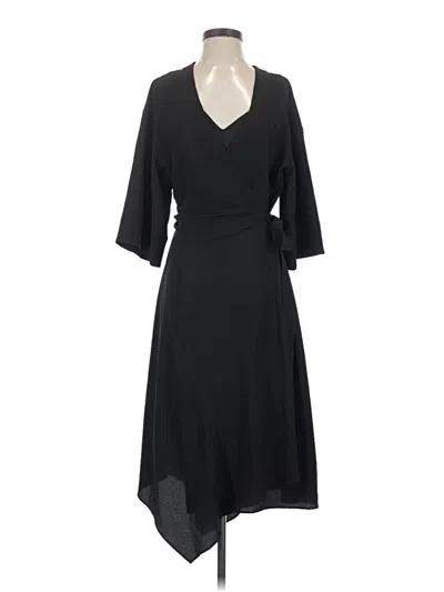 Pre-owned Theory Cocktail Dress In Black
