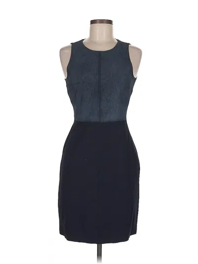 Pre-owned Theory Cocktail Dress In Blue