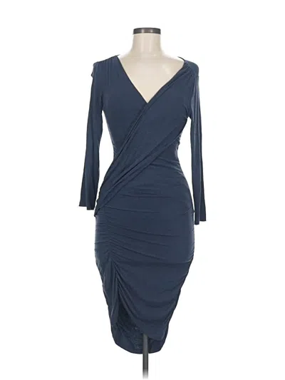Pre-owned Theory Cocktail Dress In Blue