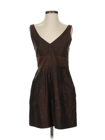 Pre-owned Theory Cocktail Dress In Brown