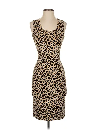 Pre-owned Theory Cocktail Dress In Brown