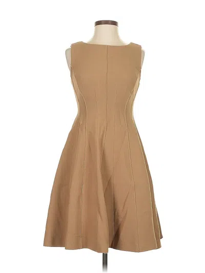 Pre-owned Theory Cocktail Dress In Brown