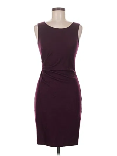 Pre-owned Theory Cocktail Dress In Burgundy
