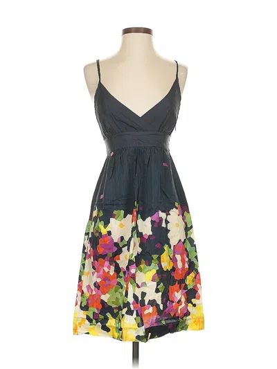 Pre-owned Theory Cocktail Dress In Gray