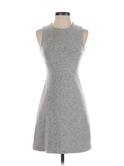 Pre-owned Theory Cocktail Dress In Gray