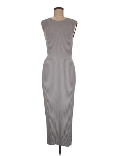 Pre-owned Theory Cocktail Dress In Gray