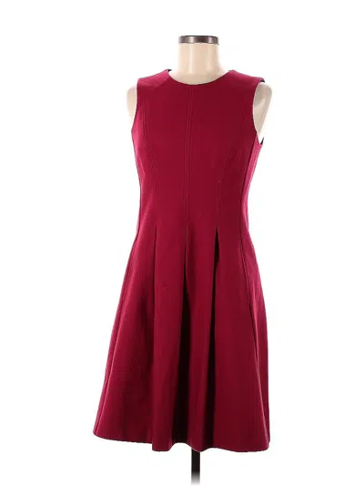 Pre-owned Theory Cocktail Dress In Red
