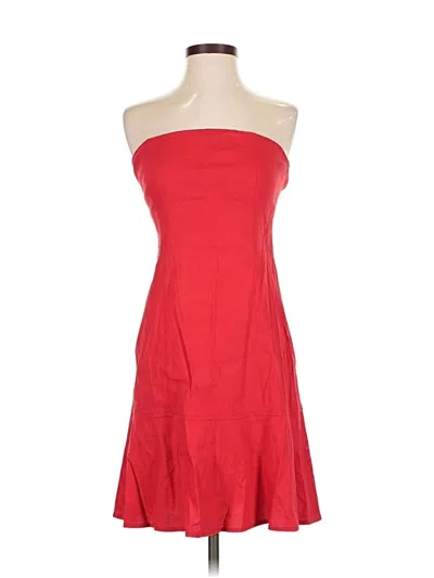 Pre-owned Theory Cocktail Dress In Red
