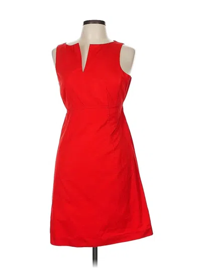 Pre-owned Theory Cocktail Dress In Red