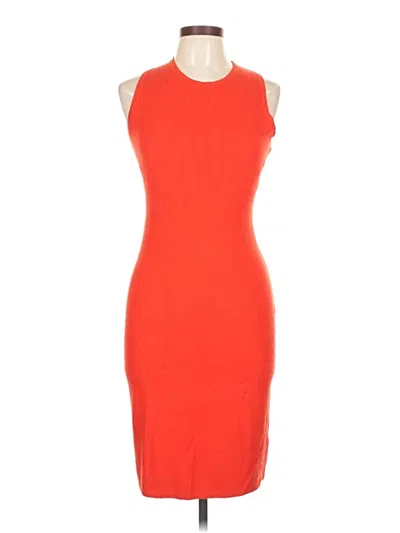 Pre-owned Theory Cocktail Dress In Red