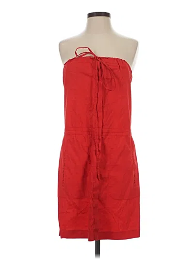Pre-owned Theory Cocktail Dress In Red