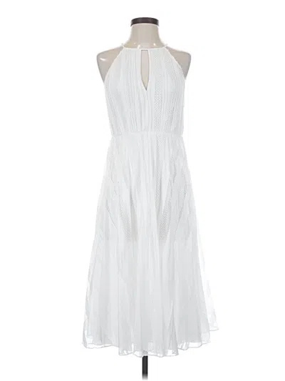 Pre-owned Theory Cocktail Dress In White