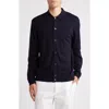 Theory Collared Merino Wool Cardigan In Baltic