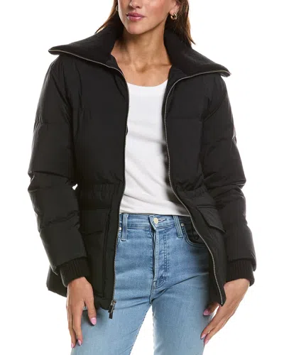 Theory Combo Puffer Jacket In Black