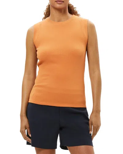 Theory Combo Rib Tank In Beige