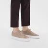 Theory Common Projects Women's Tournament Shearling-lined Low-top Platform Sneakers In Brown