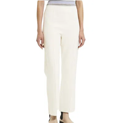 Theory Pants  Woman Color Ivory In White