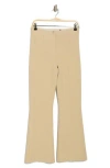 Theory Compact Crepe Flare Pants In New Sand