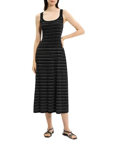 THEORY CONTRAST STRIPE DRESS