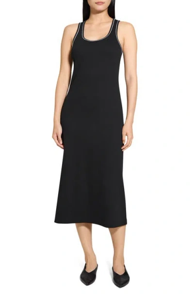 Theory Contrast Tipped Rib Tank Dress