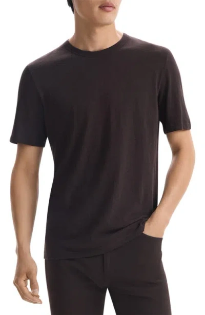 THEORY THEORY COSMO SOLID CREWNECK T-SHIRT