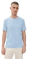 Theory Precise Luxe Cotton Jersey Tee In Clear Sky
