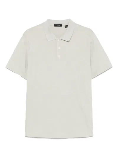 Theory Cosmos Polo Shirt In White