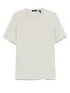 Theory T-shirt In Grey Cotton In Green