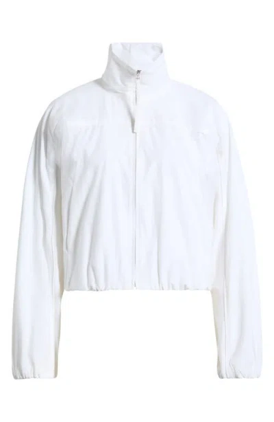 Theory Cotton Blend Soft Shell Jacket In White